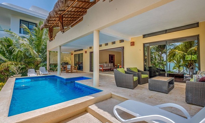 Tulsayab Villa | A truly amazing beachfront setting, 10 mins from Tulum!
