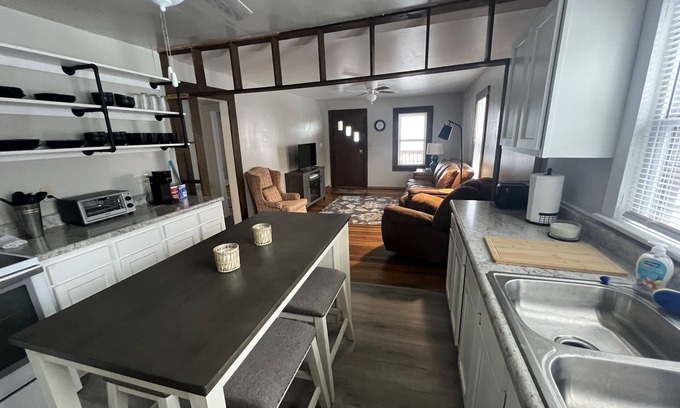 Fayetteville House | A+ Wonderful ! Walk or Bike to Downtown Fayetteville Minutes to New River Gorge