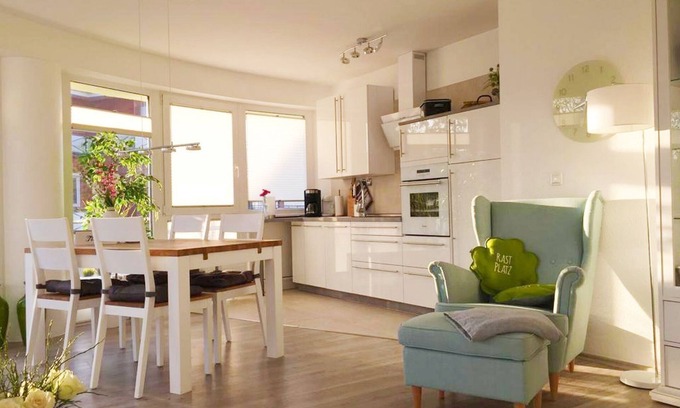 Sahlenburg Apartment | A2.5 - Exclusive, beautiful apartment with round balcony for 4 persons -