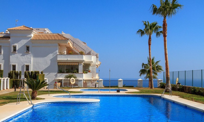 Rincon de la Victoria Apartment | Aaron - Unique Mediterranean View of Malaga Bay
