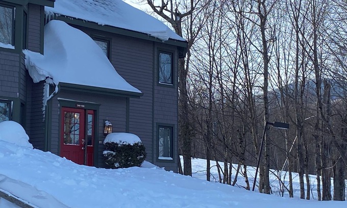 North Troy Condo | Absolute best ski on-off Slopeside location at Jay Peak