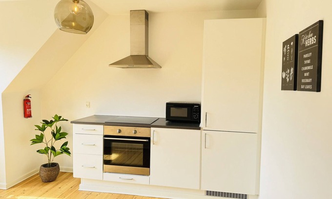 Randers Apartment | aday - 1 bedroom balcony apartment on the pedestrian street in Randers