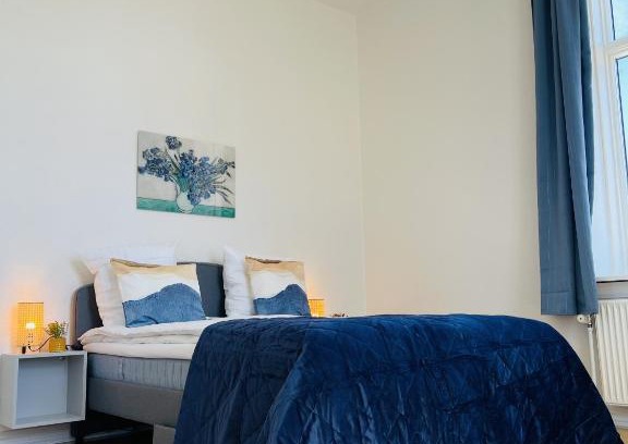Hjørring Apartment | aday - Blue light suite apartment in the center of Hjorring