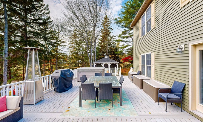 Gouldsboro House | Adventure-Filled Coastal Retreat with Pirate Ship Play, Hot Tub, and Oceanfront