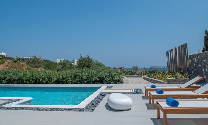 Chrissi Akti Villa | Aelia Master Villa with Sea View and Private Pool