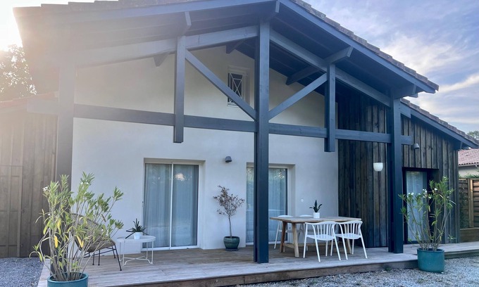 Messanges House | Agréable Petite Maison Avec Jardin Tout Près de la Plage
