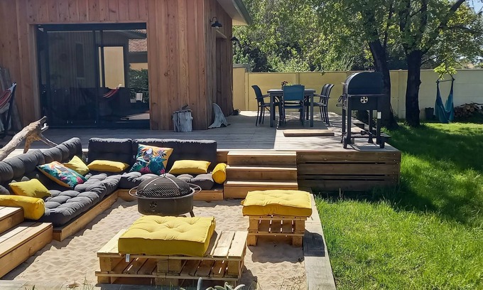 Le Verdon-sur-Mer Villa | Agréable Villa Neuve Orientée Vers la Nature et le Couché de Soleil!