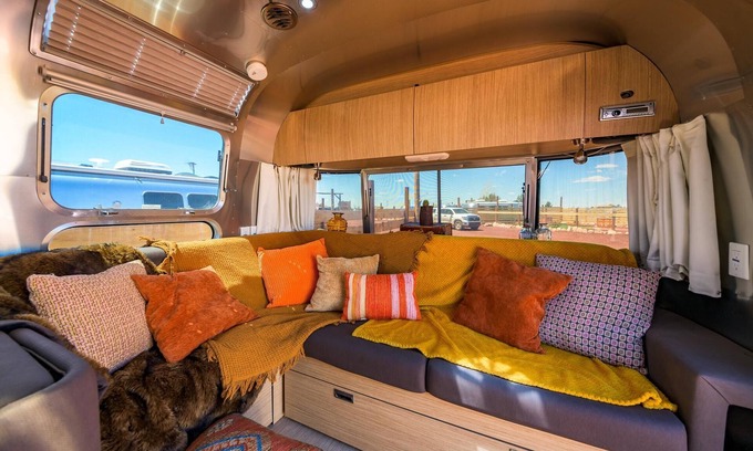 Valle House | Airstream w/Private Hot Tub (Unit E) - 5 Person Airstream with Private Hot Tub