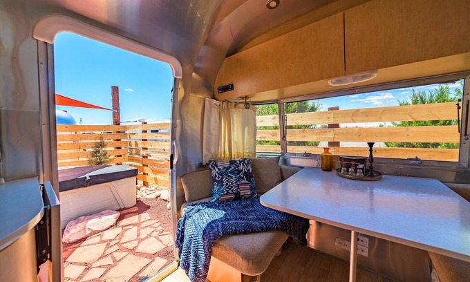 Valle House | Airstream w/ Private Hot Tub (Unit K) - 4 Person Airstream with Private Hot Tub