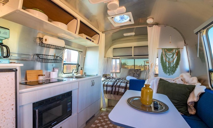 Valle House | Airstream w/ Private Hot Tub (Unit H) - 5 Person Airstream with Private Hot Tub