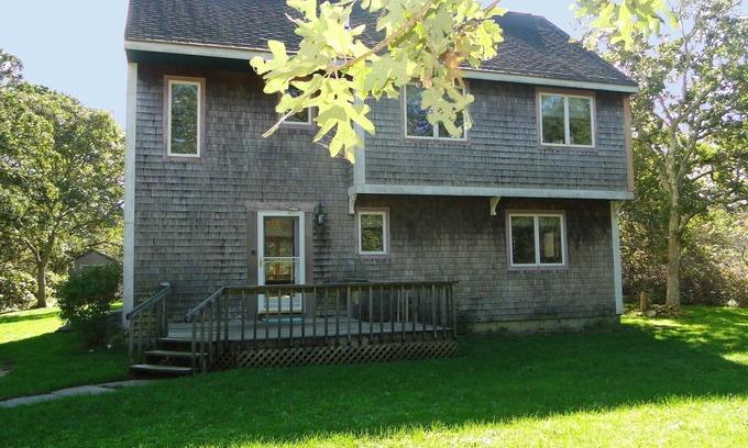 Vineyard Haven House | Airy, Quiet Vacation Rental Home, pool, tennis, FERRY TIX on MV