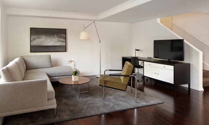 Beverly Hills Apartment | AKA Residences Luxurious Duplex Townhome w/Private Entrance, Kitchen, & WiFi