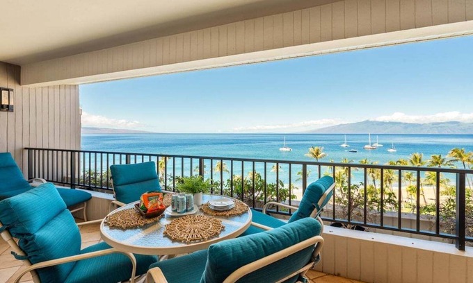 Kaanapali Condo | ALII 4104 BeachFront 2Bedroom wBreathtaking Ocean Views