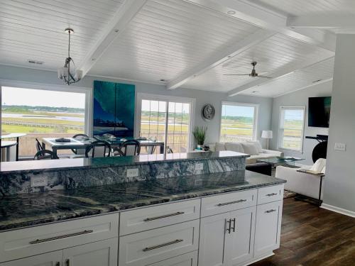 Surf City House | All Marshed Up - 1 block to Beach & Spectacular Marsh View