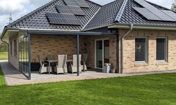Lathen House | Alleinstehendes Ferienhaus mit Überdachter Terrasse