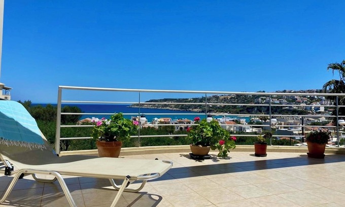 Almyrida Apartment | Almyrida Apartments, Large pool, 5 minutes walk from beach