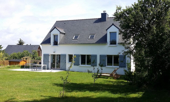 Saint-Gildas-de-Rhuys House | ALOA (12pers), the beach on foot