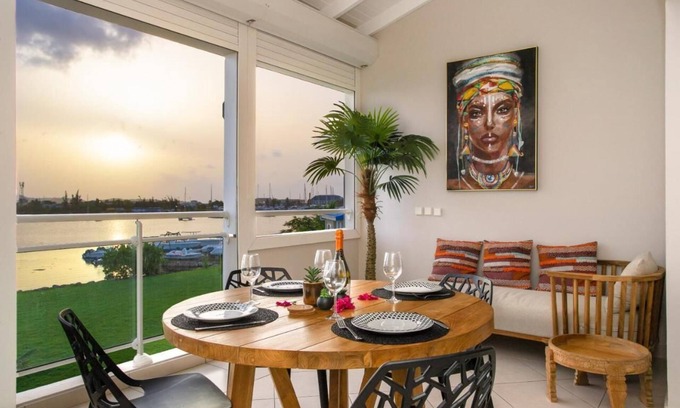Marigot Apartment | Amazing lagoon view ! Beautiful 2 BR apartment