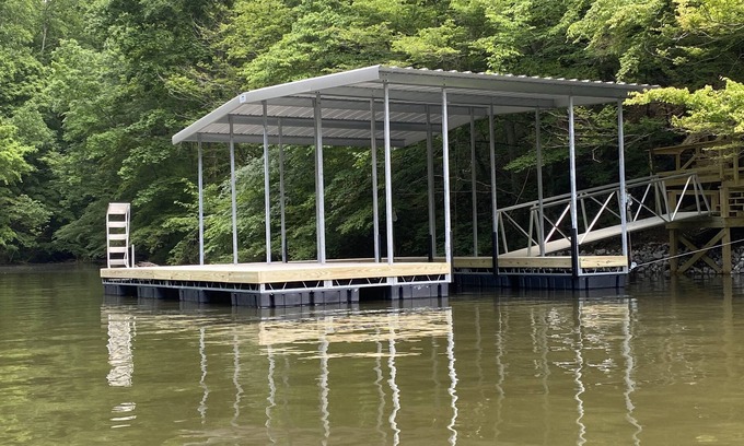 Winchester House | Amazing Tims Ford Lake Home - Built 2021 - Private covered dock - Hot Tub