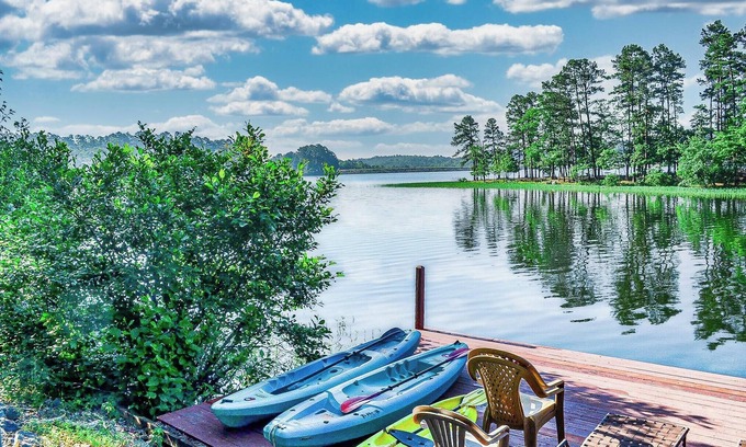 Hot Springs Village House | Amazing Views, Huge Game Room, Dock, Deck, Sleeps 16, Free Kayaks!