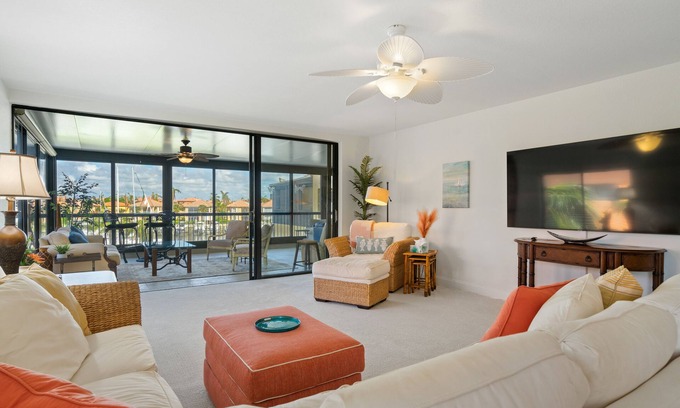 Burnt Store Marina Condo | AMAZING VIEWS in penthouse unit in Southshore Condominiums, Burnt Store Marina!