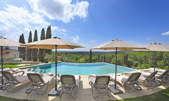Ponte Buriano Villa | Amazing Villa Chimera Green 12 Pool&Gym, Arezzo, Italy