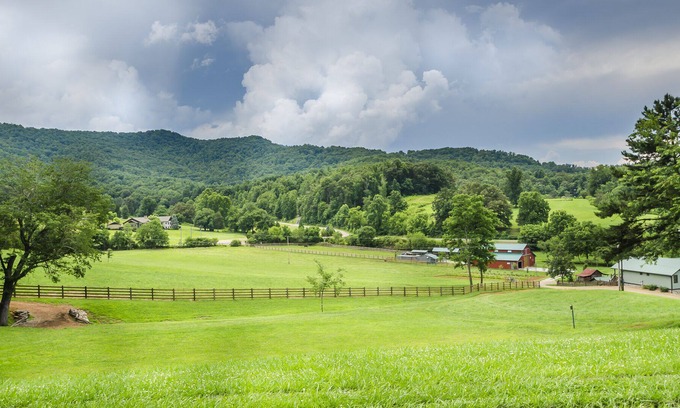 Franklin House | Angel Cove - Overlooking "The Farm"
