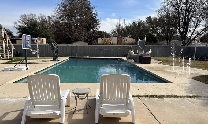 Roswell House | Anita’s Home, private pool and hot tub.