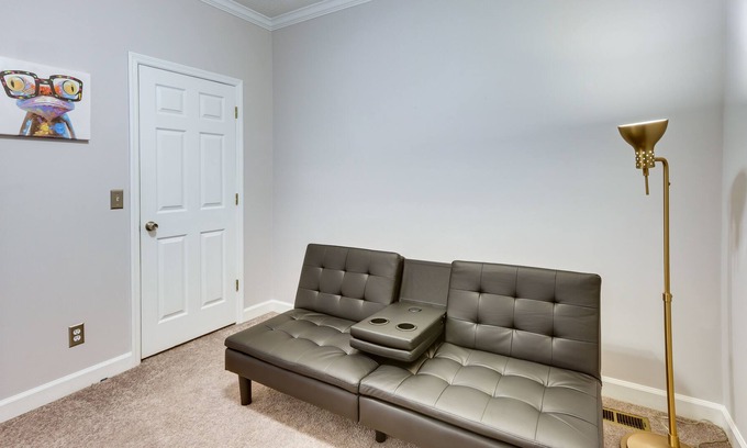 Oxford House | Anniston Vacation Rental: Fenced Yard & BBQ Grill!