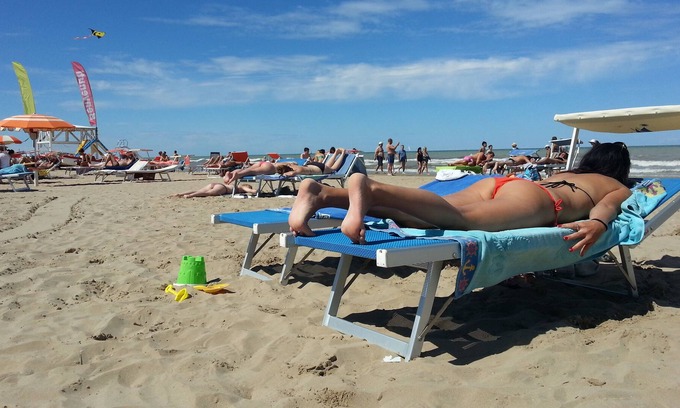 San Giuliano a Mare Apartment | Apartament on the Beach with big Balcony in Rimini