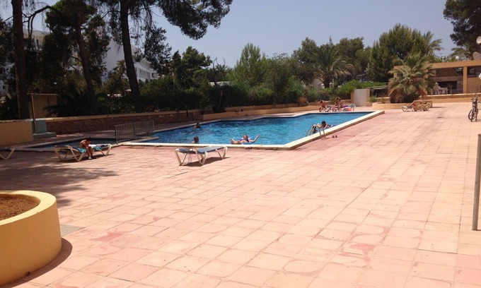 Sant Antoni de Portmany Apartment | Apartment in first line beach for temporary stays