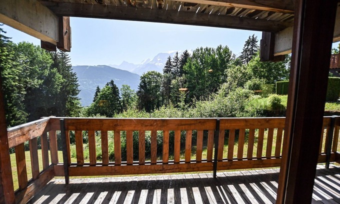 Saint-Gervais-les-Bains Apartment | Apartment With View On The Mont Blanc