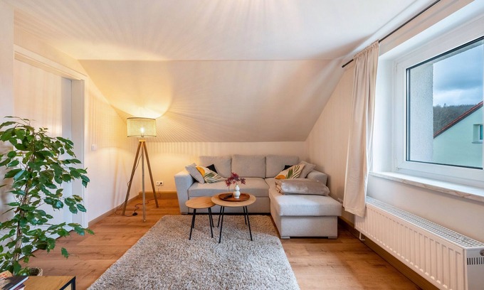 Koenigstein Apartment | Apartment 'Caper-David-Friedrich' with Mountain View and Wi-Fi