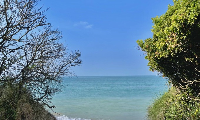 Barneville-Carteret Condo | Apartment 150 m from the beach with large terrace and enclosed garden.