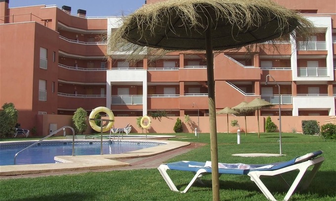 Roquetas de Mar Apartment | Apartment 300m to the beach, Pool Views with Balcony & Wi-Fi