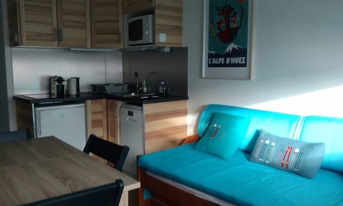 Bergers Apartment | Apartment 4-5 pers ski access - Alpe d'Huez -very calm