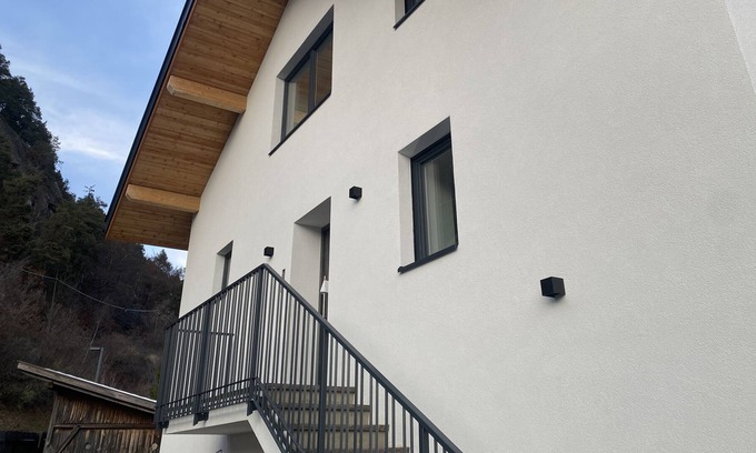 Longomoso Apartment | Apartment "Alpenglow Terra" with Mountain View, Private Terrace & Wi-Fi