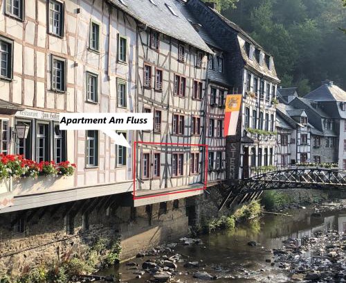 Monschau Apartment | Apartment Am Fluss im Haus An der Rur