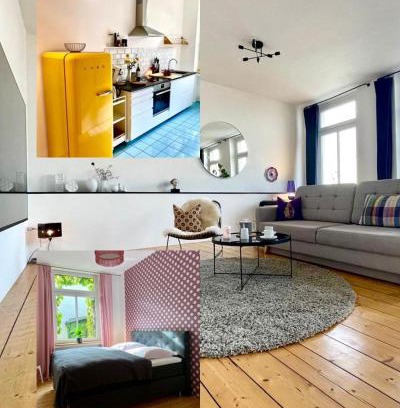 Ruhrort Apartment | Apartment "Am Rheinorange" LOFTSTYLE, 75 Zoll TV, Netflix & Prime, Boxspringbett