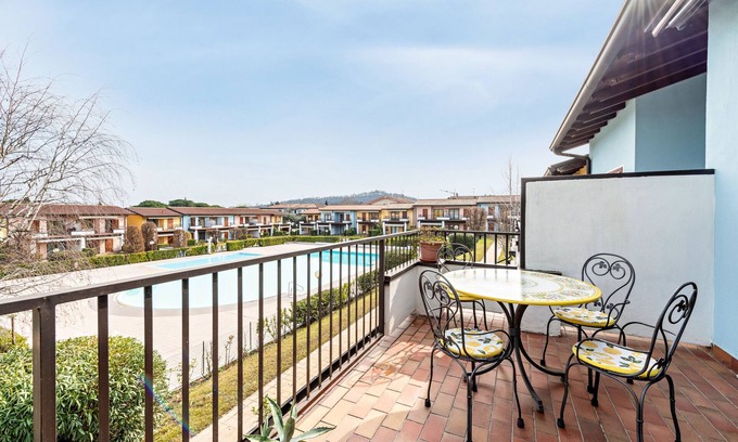 Monte Apartment | Apartment 'Appartamento Santa Giulia' with Shared Pool, Private Terrace and Air Conditioning