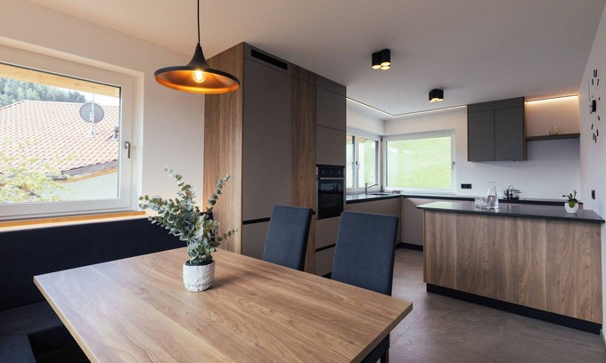 Longomoso Apartment | Apartment Cara - Balcony with a view of the mountains