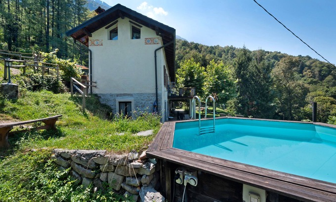 Bene Lario Apartment | Apartment 'Casale La Selva Cottege Grande' with Mountain View, Shared Pool and Wi-Fi