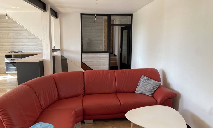 Portbail Apartment | Apartment close to the beautiful village of Portbail, full of small shops!