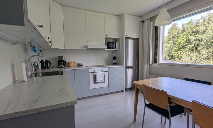 Kirkkonummi Apartment | Apartment Cozy apartment with parking, view from glazed balcony