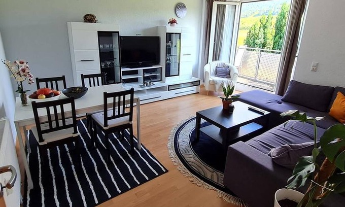 Dottingen Apartment | Apartment with balcony, 80 square meters, 1 bedroom, 1 living room/bedroom, max. 3 adults and 1 child