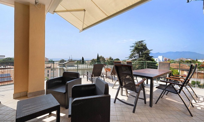 Ceriale Apartment | Apartment "Eden Penthouse" with Balconies & A/C