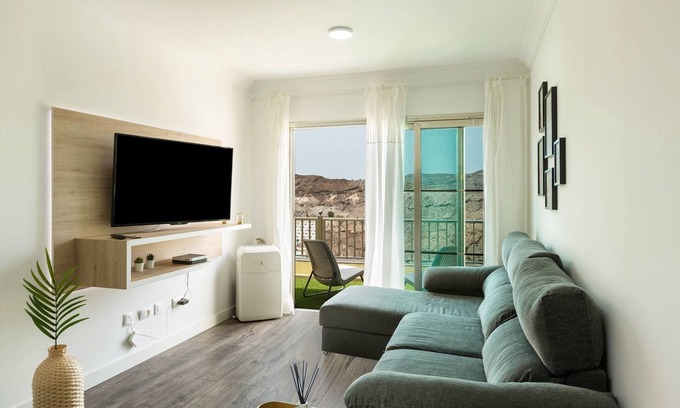 Puerto Rico Apartment | Apartment "Happy Dreamer" with Shared Pool, Terrace and Mountain Views