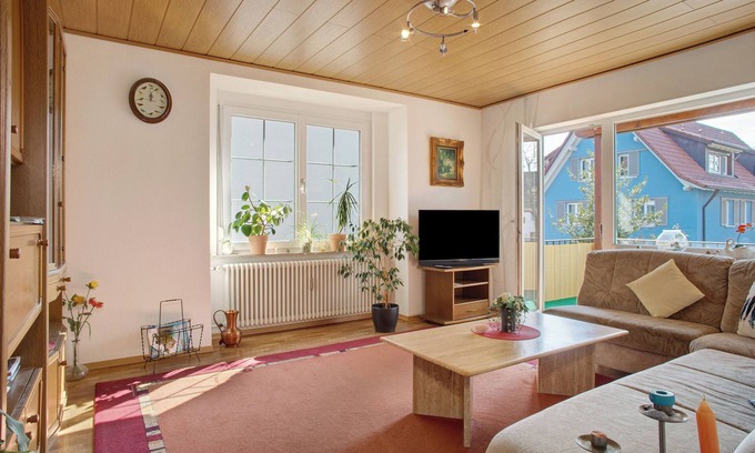 Friedrichshafen Apartment | Apartment 'Helbig' with Private Terrace, Shared Garden and Wi-Fi
