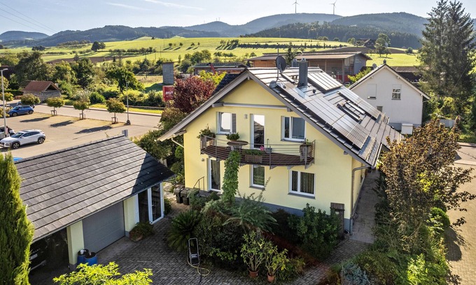 Zell am Harmersbach Apartment | Apartment 'Im Rosengarten' with Mountain View, Private Terrace and Wi-Fi