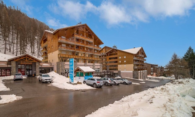 Allos Apartment | Apartment in French Alps with Heated Pool